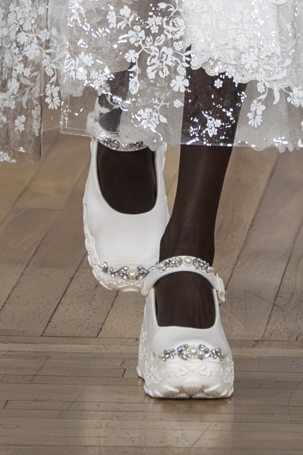 Simone Rocha And Crocs Unveil The Ballerina Platform At SS26