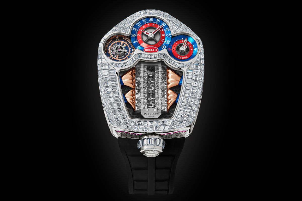 Timeless Engineering High Watchmaking Jacob & Co. Bugatti Tourbillon And Bugatti Tourbillon Baguette