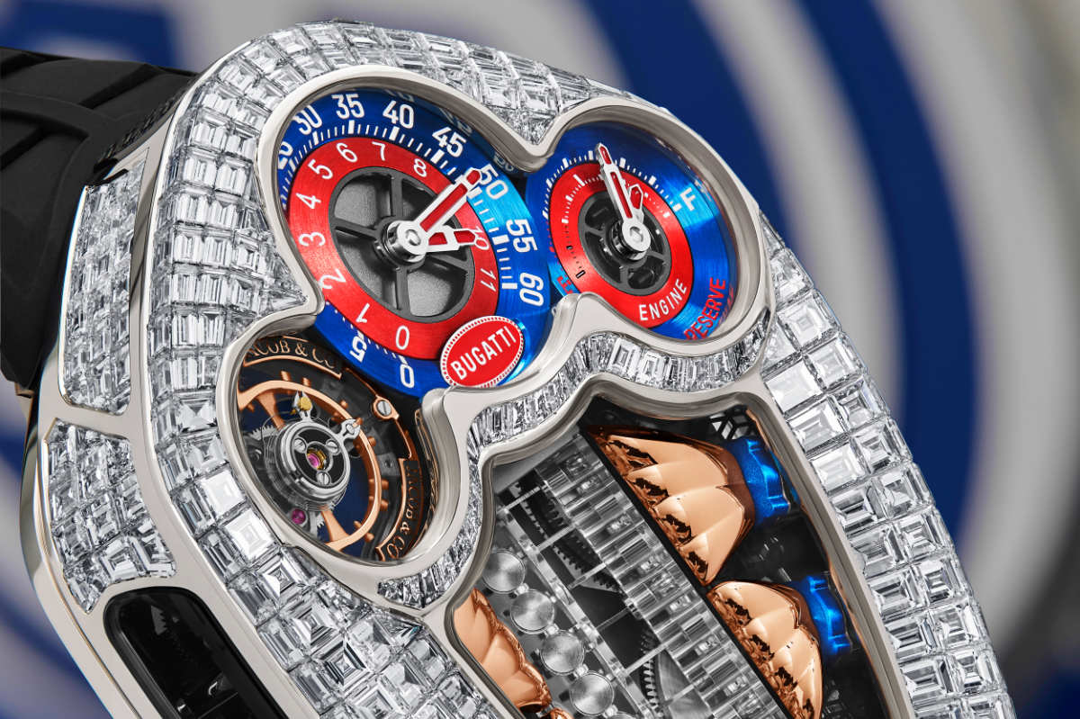 Timeless Engineering High Watchmaking Jacob & Co. Bugatti Tourbillon And Bugatti Tourbillon Baguette
