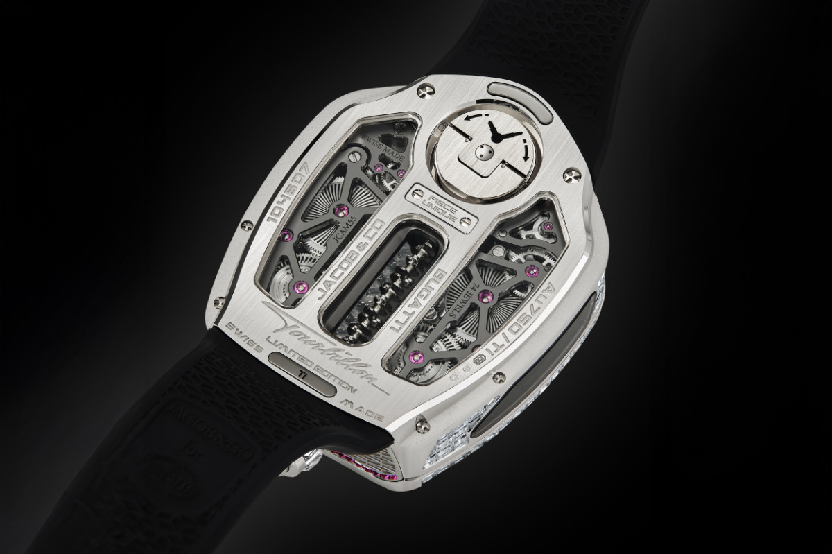 Timeless Engineering High Watchmaking Jacob & Co. Bugatti Tourbillon And Bugatti Tourbillon Baguette