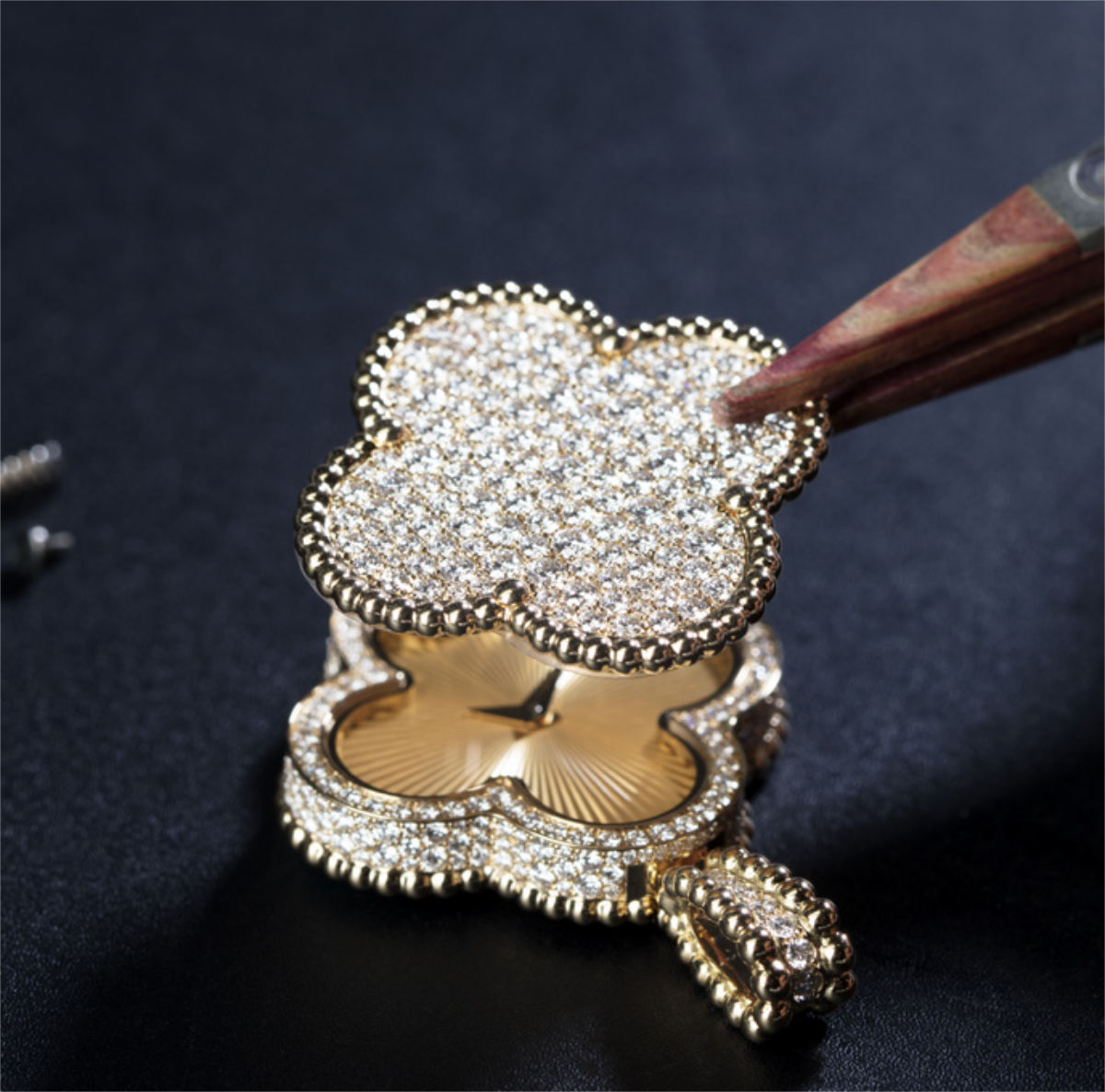 Van Clef & Arpels' Alhambra Collection Welcomes Four Secret Pendant Watch Models