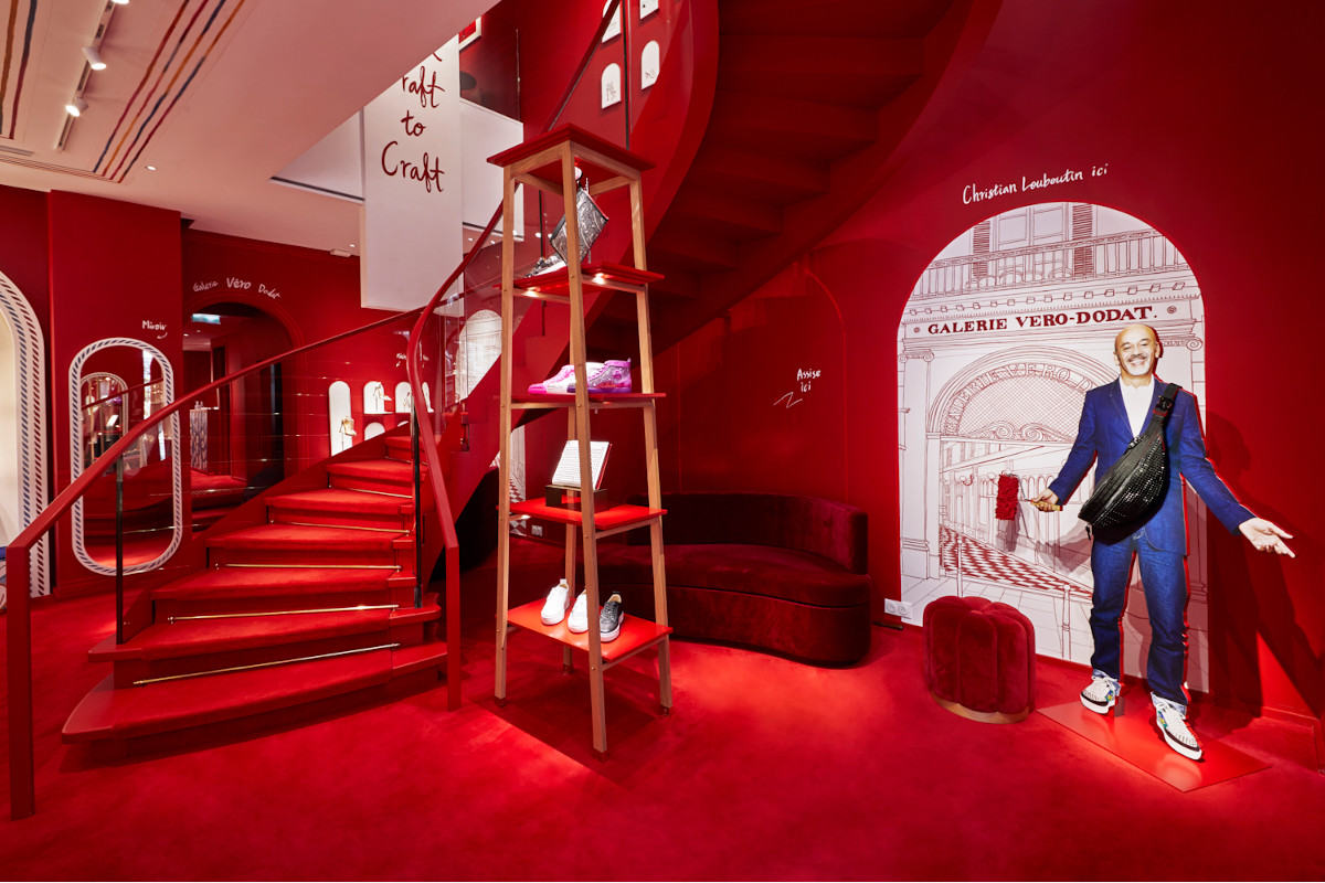 Louboutin reopens its fully renovated historic boutique in Paris