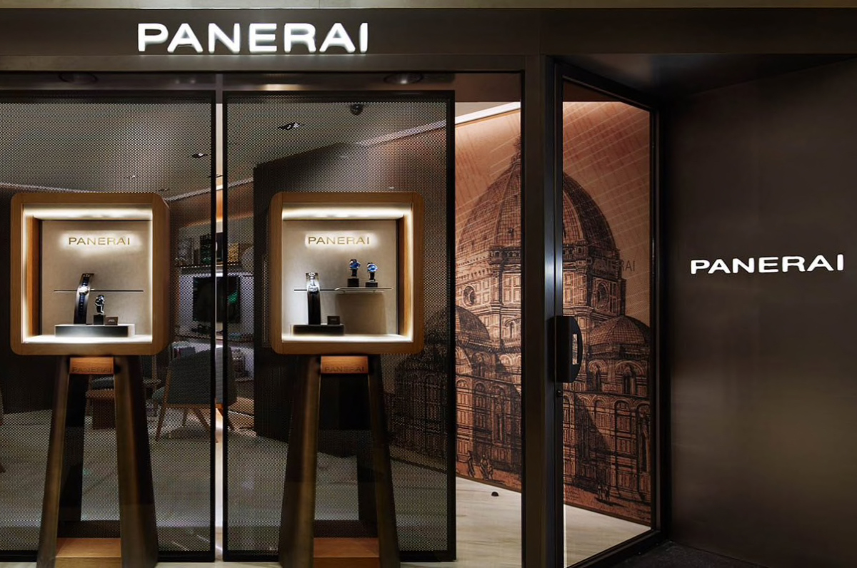 Panerai opens its first boutique at the airport in Hong Kong among