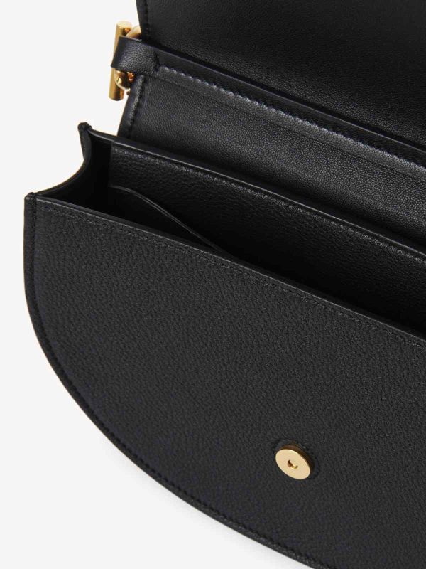 Chloé: Black Marcie Chain Flap Bag