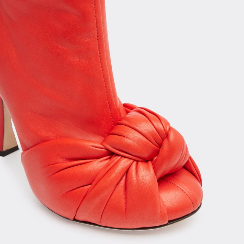 contrast color orange black block high heels shoes woman stretch fabric  women ankle boots socks booties size 4… | Сапоги, Растянуть обувь, Обувь на  высоких каблуках