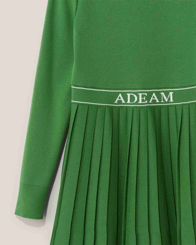 ADEAM Boutique Tokyo Midtown: Grass Green Graf Cardigan - Luxferity