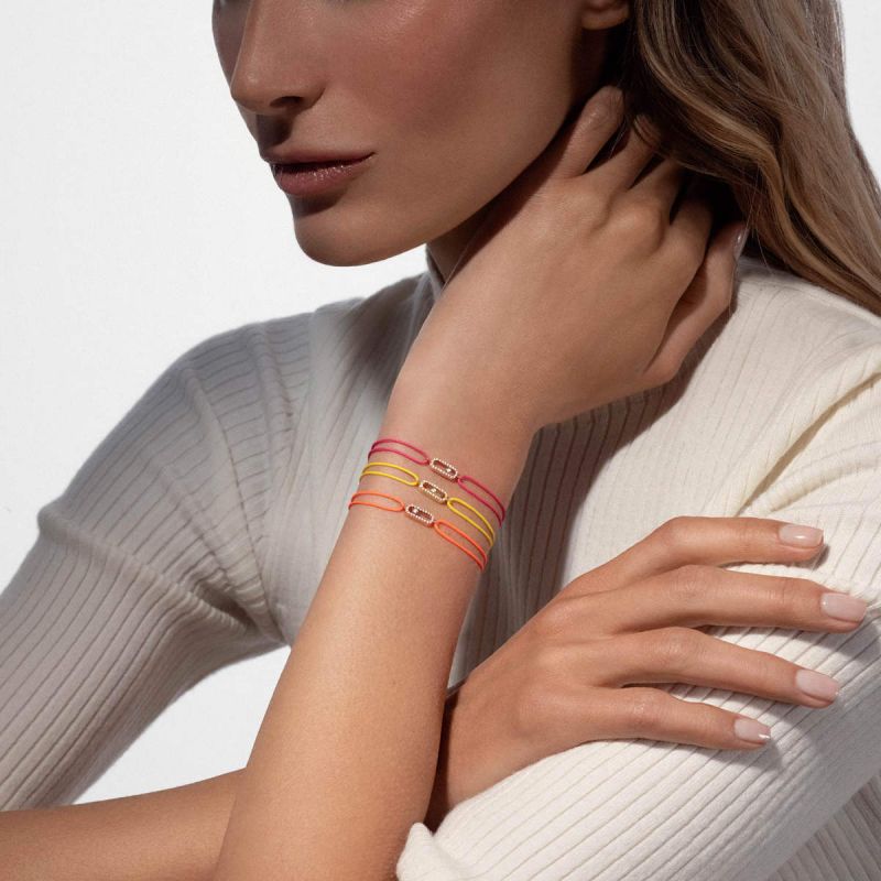 Messika Boutique Cannes: Move Uno Yellow Cord Bracelet - Luxferity