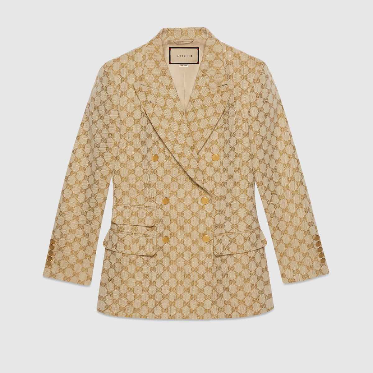 Gucci Fifth Avenue Flagship New York: GG Linen Cotton Jacquard Jacket ...