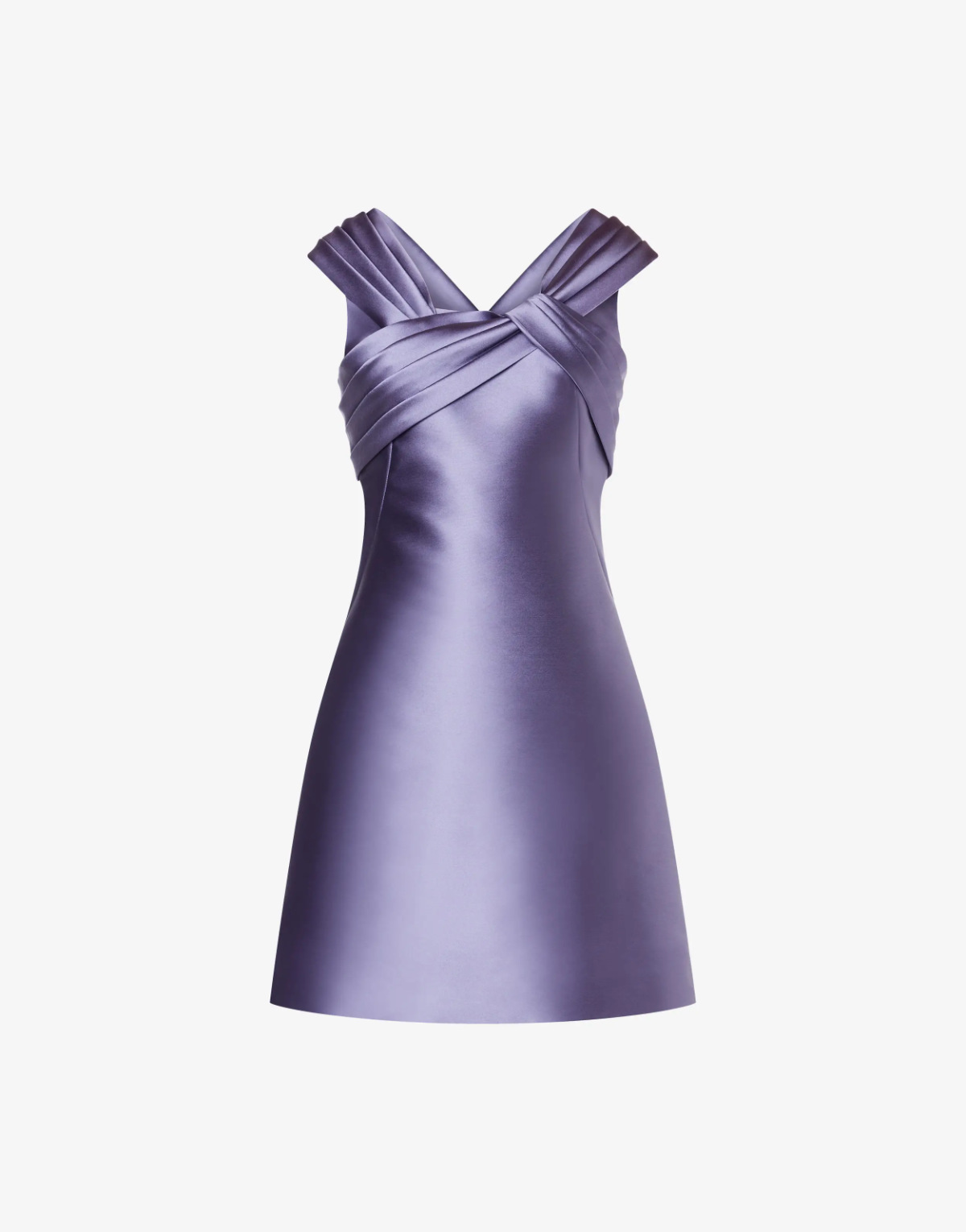 ワンピース A FERRETTI Mikado decollete dress Blu Midi dress in mikado Cocktail | Alberta Ferretti