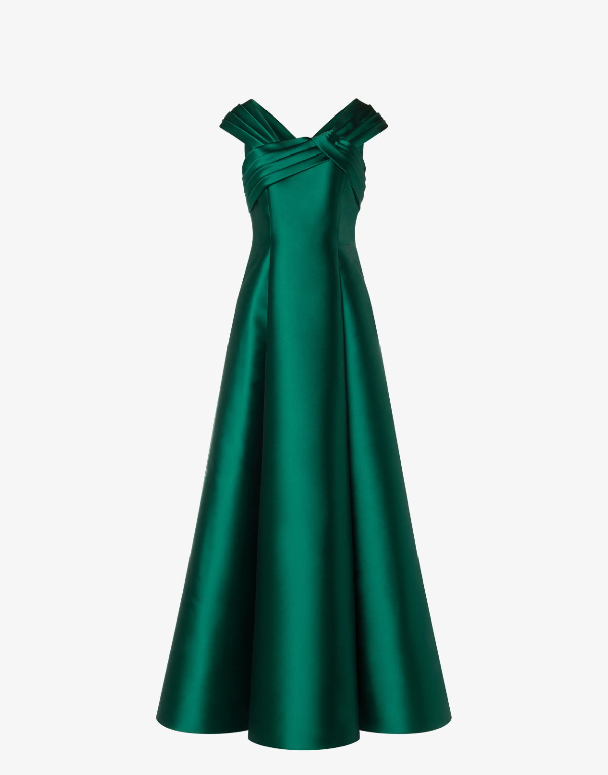 Alberta Ferretti Boutique Paris: Mikado Dress With Pleats