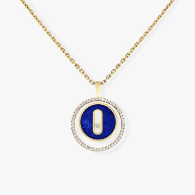 Lucky Move PM Lapis Lazuli Yellow Gold Necklace
