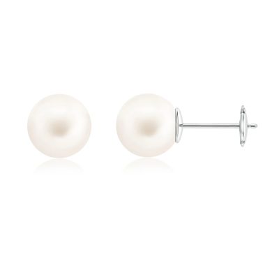 Classic Freshwater Pearl Solitaire Studs