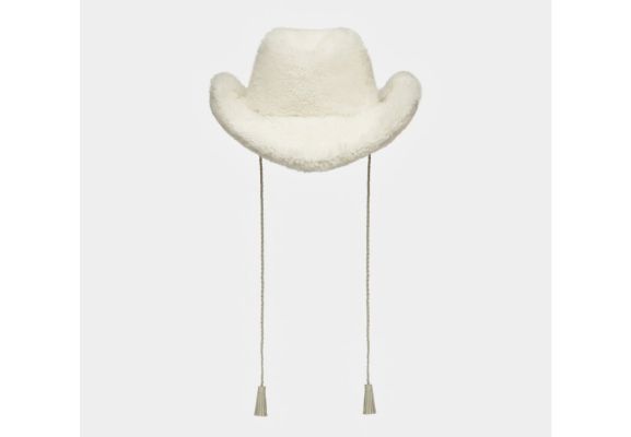 Shearling Hat Shearling Hat In Bone