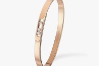 Move Noa PM Bangle Large Size - Pink Gold Diamond