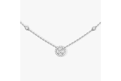 Joy Diamant Rond 0,20ct White Gold Necklace