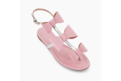 Platinum Sandals Pink Pop Bow