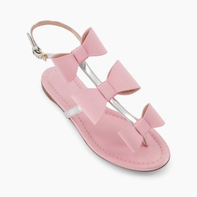 Platinum Sandals Pink Pop Bow