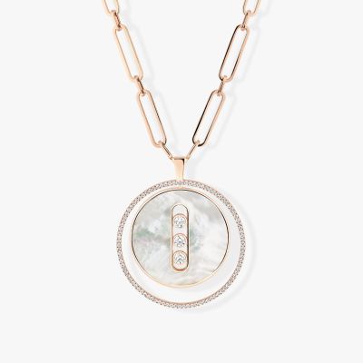 White Mother-of-Pearl Lucky Move LM Necklace