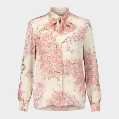 Blouse In Silk Lily Of The Valley Paisley