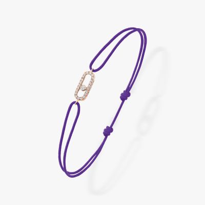 Move Uno Purple Cord Bracelet