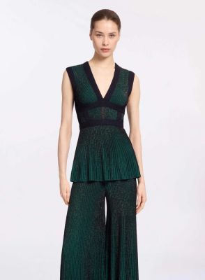 Metallic Knit Top