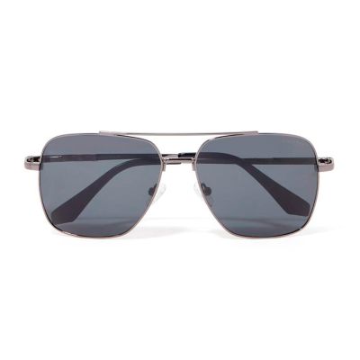 Harry Aviator Sunglasses (Gunmetal / Black)