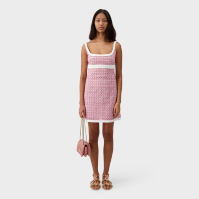 Harrods Pink Treillage Short Dress