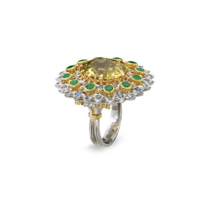 Coloured Cocktail Ring