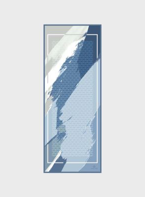 Silk Oblong (Navy)