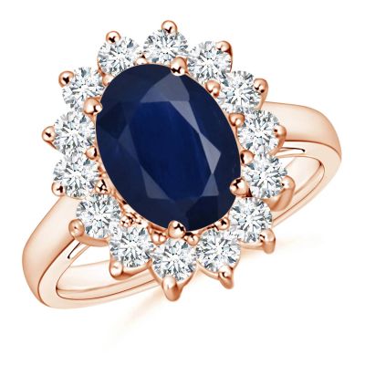Princess Diana Inspired Blue Sapphire Ring