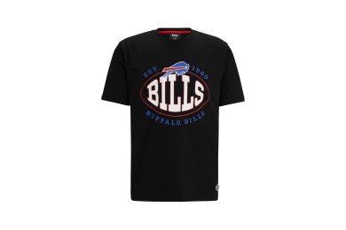 BOSS x NFL Stretch-cotton T-shirt (Black)