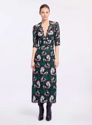 Macramé Midi Dress