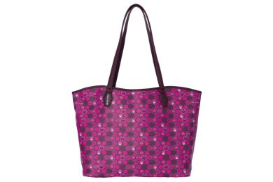 Fushia Saturne Tote Bag
