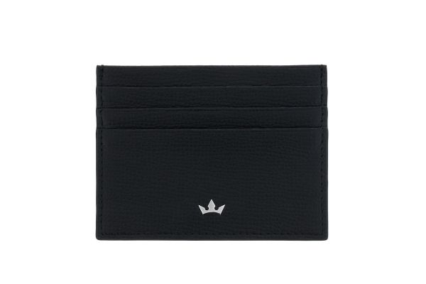Award 6cc Card Holder Italian Leather Black
