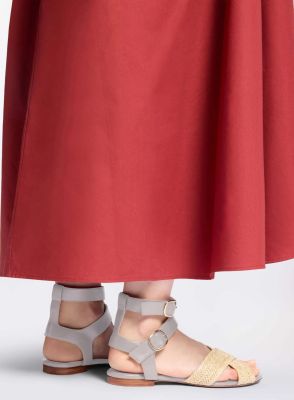 Flat Sandals (Elephant Grey)