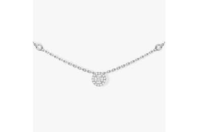 Joy XS White Gold Diamond Necklace