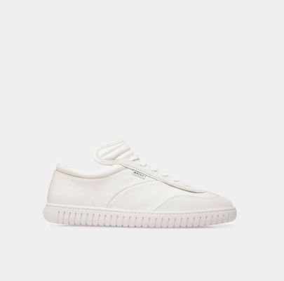 Player Sneakers In White Leather