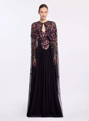 Sequin Embroidered Cape