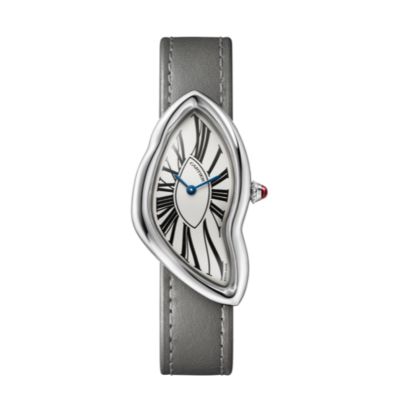 Cartier Crash Watch In Platinum