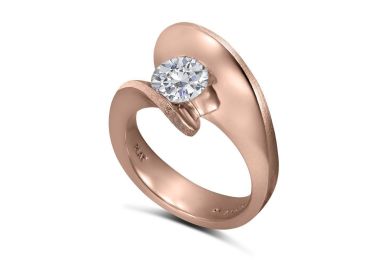 Dance Of Life Engagement Ring (Rose Gold)