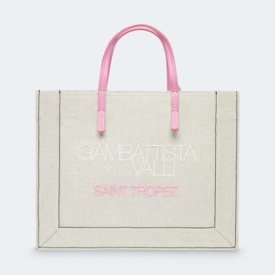 Pink “Saint-Tropez” Shopping Bag