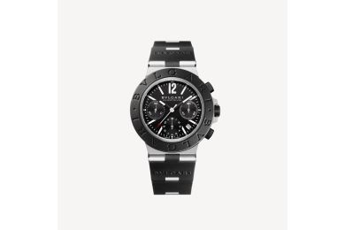 Black Bvlgari Aluminium Watch
