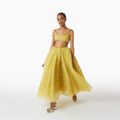 Yellow Skirt In Tulle