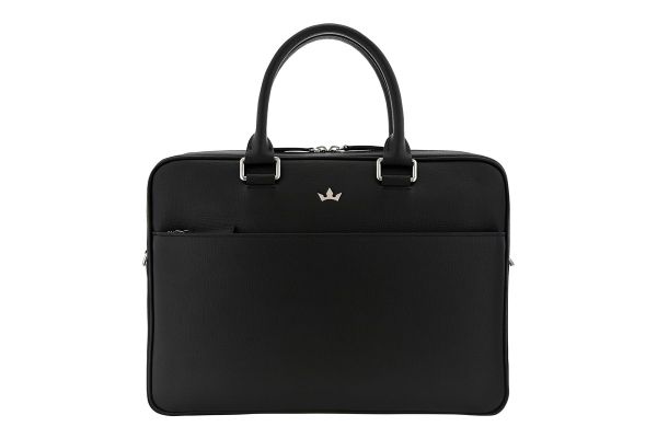 Award Briefcase Italian Leather Black