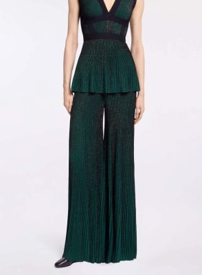 Metallic Knit Pants