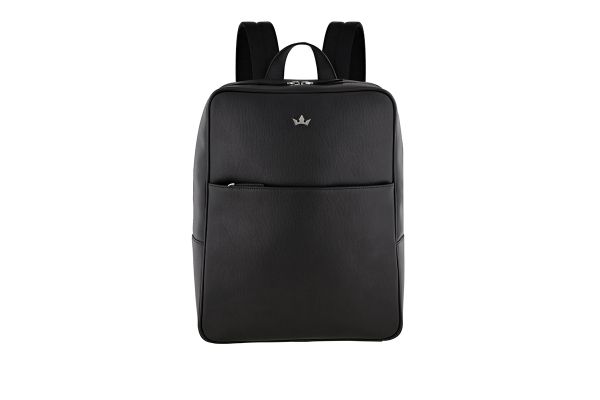 Award Backpack Italian Leather Black