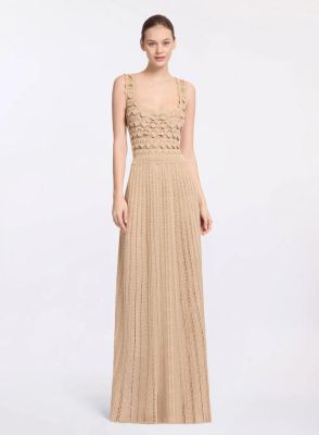 Gold Crochet Dress