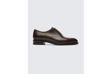 Brown Calfskin Oxford Shoes