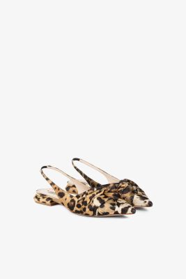 Knotted Slingback Pumps