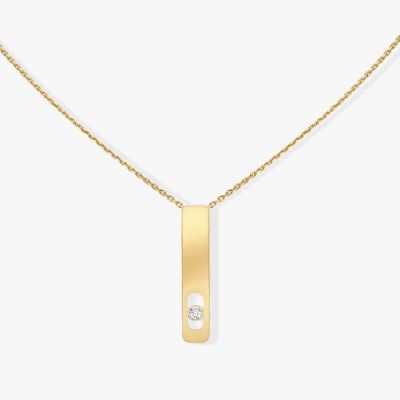 My First Diamond Yellow Gold Necklace